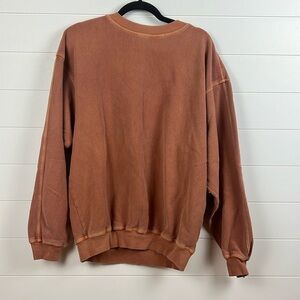 The territory ahead crew neck sweatshirt burnt orange size L drop shoulder fit
